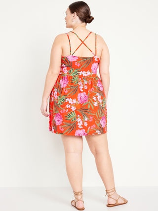 Vestido de Tirantes con Espalda Cruzada