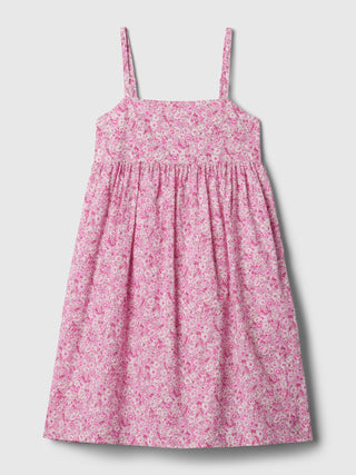 Vestido de Tirantes con Estampado Floral ,Niña