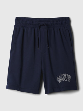 Short con Cintura Elástica y Logo, Niño