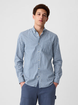 Camisa Corte Slim de Algodón