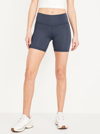 Short Deportivo Talle Alto con Cintura Elástica