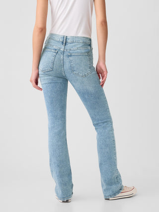 Jeans Talle Medio con Bolsillos