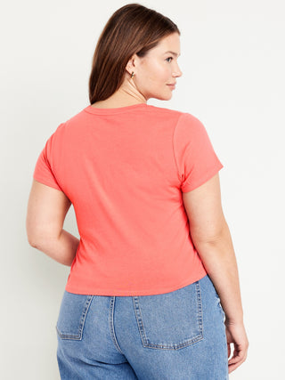 Camiseta Manga Corta Acanalada