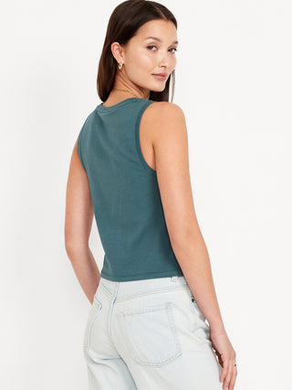 Blusa Cuello Redondo sin Mangas