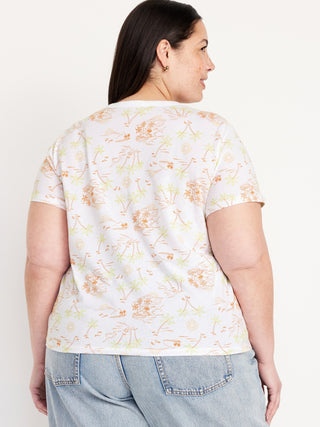 Camiseta Manga Corta con Gráfico, Niña