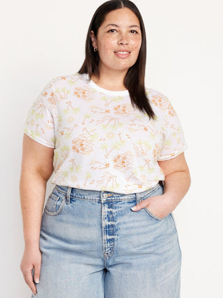 Camiseta Manga Corta con Gráfico, Niña