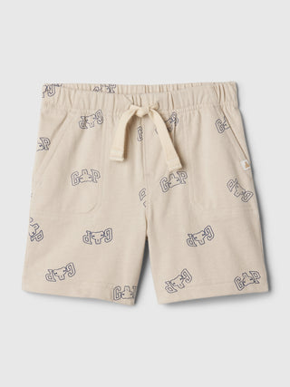 Short con Cintura Elástica Estampado, Niña