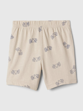 Short con Cintura Elástica con Logo, Bebé
