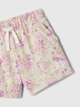 Short con Cintura Elástica Estampado, Niña