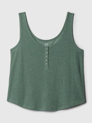 Camiseta de Tirantes con Botones