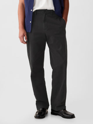 Pantalón Holgado Talle Alto con Bolsillos