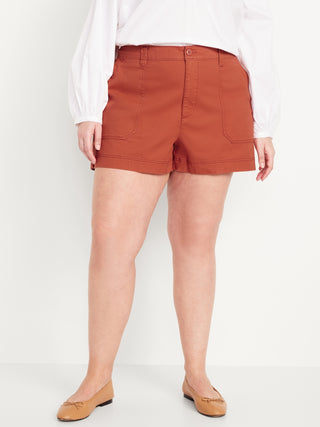 Short Talle Alto con Bolsillos