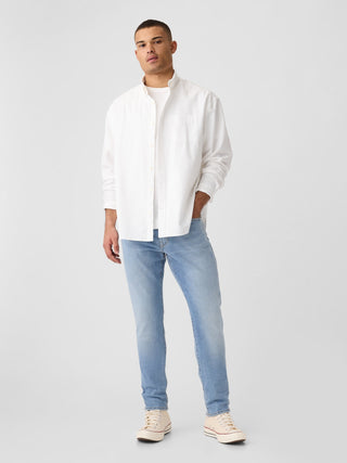 Jeans Slim Fit con Bolsillos