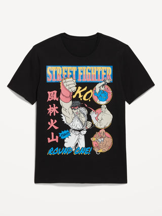 Camiseta Manga Corta Gráfica Street Fighter™, Hombre