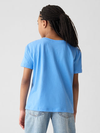 Camiseta Manga Corta con Gráfico, Niña