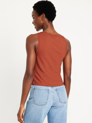 Blusa Cuello Redondo sin Mangas