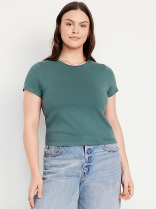 Camiseta Manga Corta Acanalada