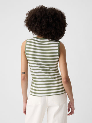 Camiseta sin Mangas con Estampado