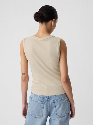 Camiseta sin Mangas de Algodón