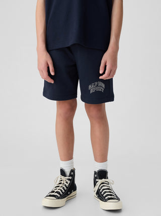 Short con Cintura Elástica y Logo, Niño