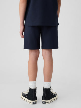 Short con Cintura Elástica y Logo, Niño