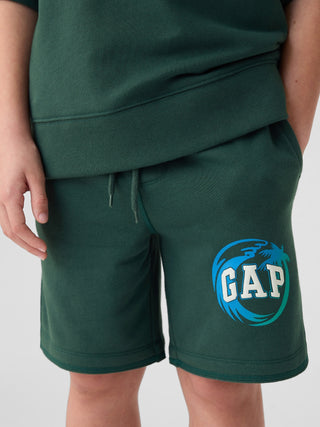 Short Deportivo con Logo, Niño