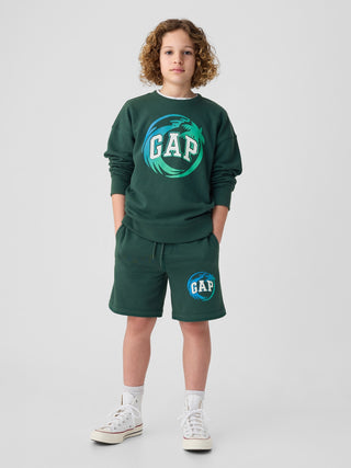 Short Deportivo con Logo, Niño