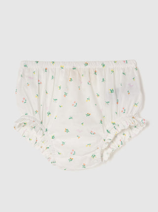 Set de 3 Piezas Vestido y Diadema Estampado, Bebé