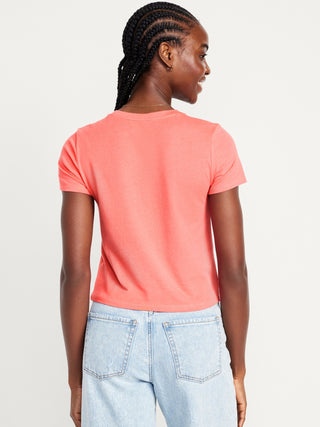 Camiseta Manga Corta Acanalada