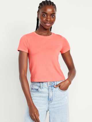 Camiseta Manga Corta Acanalada