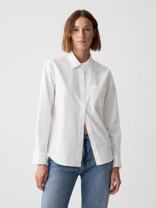 Camisa Manga Larga de Algodón