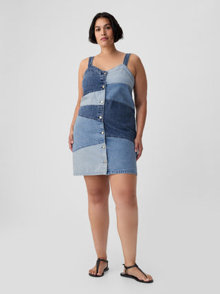 Vestido Denim Escote Corazón