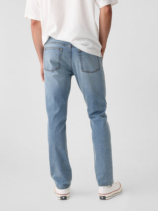 Jeans Ajustados con Bolsillos