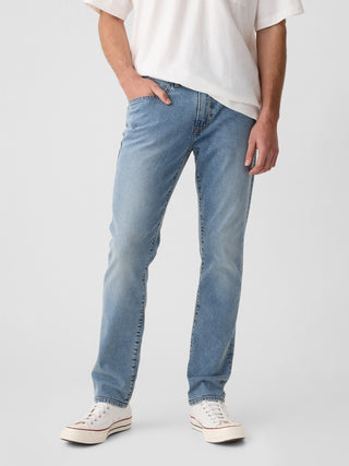 Jeans Ajustados con Bolsillos