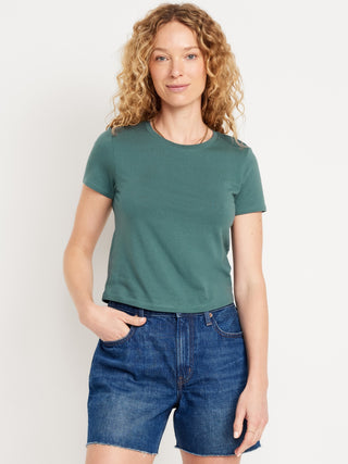 Camiseta Manga Corta Acanalada