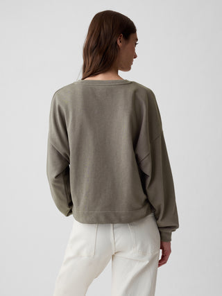 Sudadera Cuello Redondo con Logo