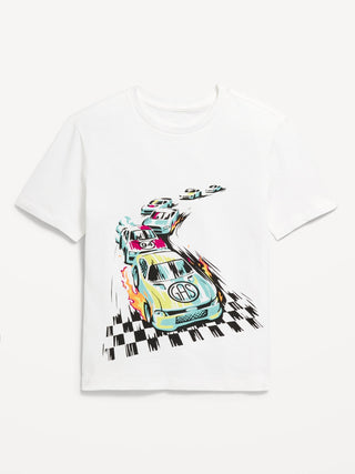 Camiseta Manga Corta Gráfica, Niño