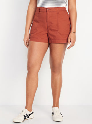 Short Talle Alto con Bolsillos
