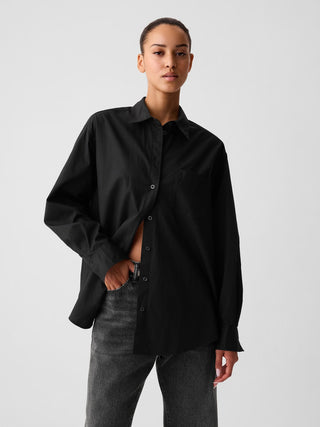 Camisa Manga Larga de Algodón