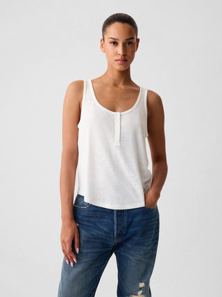 Camiseta de Tirantes con Botones