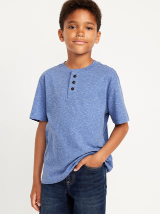 Camiseta Manga Corta con Botones, Niño