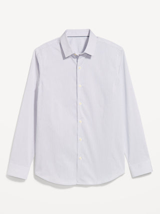 Camisa Manga Larga Slim Fit de Algodón