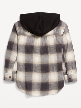 Camisa Manga Larga de Cuadros, Niña