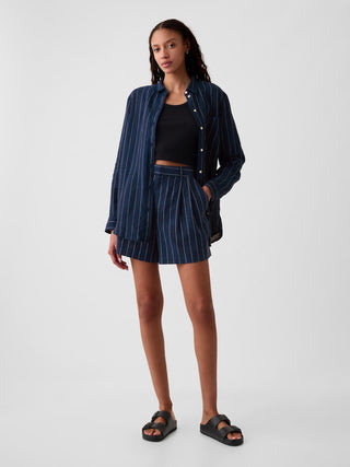 Short Talle Alto con Plisado