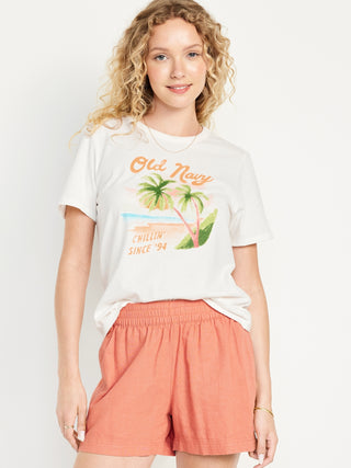 Camiseta Manga Corta con Gráfico