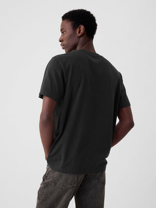Camiseta Cuello Redondo de Algodón