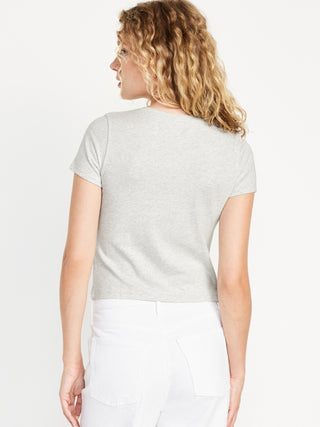 Camiseta Manga Corta de Algodón