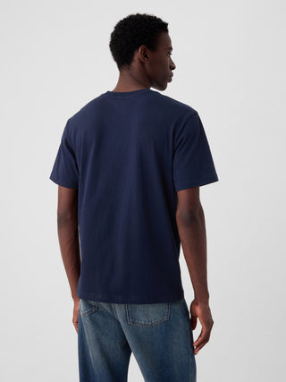 Camiseta Cuello Redondo de Algodón