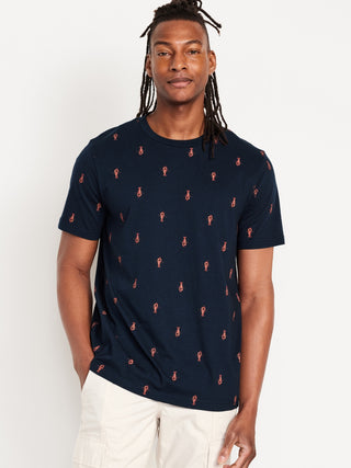 Camiseta Manga Corta con Cuello Redondo