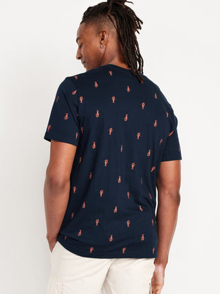 Camiseta Manga Corta con Cuello Redondo